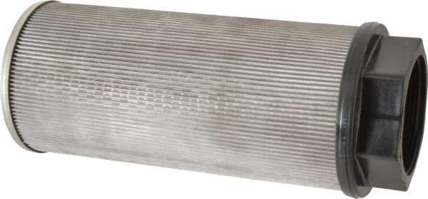 Flow Ezy Filters - 100 Mesh, 378 LPM, 100 GPM, 5.2" Diam, Female Suction Strainer without Bypass - 3 Port NPT, 12-1/2" Long - USA Tool & Supply