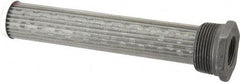 Flow Ezy Filters - 60 Mesh, 38 LPM, 10 GPM, 1.3" B Diam, Male/Female Tank Mounted Strainer - 1-1/4 x 3/4 Port NPT, 7" Long - USA Tool & Supply