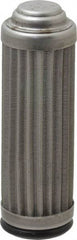 Flow Ezy Filters - 74 Micron, 1" Outside Diam, 3.4" Long, Stainless Steel Wire Cloth Media, Filter Element - 0.6" Inside Diam, Anodized Aluminum - USA Tool & Supply