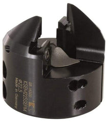 Kennametal - Series KSEM, 26.5mm ID, 55mm Overall Diam, 56mm OAL Drilling Chamfer Ring - 3.42807R001 Insert, 45° Chamfer, 2 Inserts - USA Tool & Supply