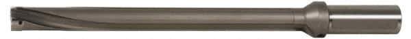 Kennametal - Series KSEM Plus, Head Connection FDS32, 10xD, 38.1mm Shank Diam, Drill Body - SSF Toolholder, 486.25mm OAL, 15.39" Drill Body Length, 12.99" Flute Length, Whistle Notch Shank, Through Coolant - USA Tool & Supply