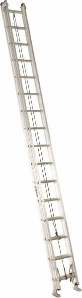 Louisville - 32' High, Type IA Rating, Aluminum Industrial Extension Ladder - USA Tool & Supply