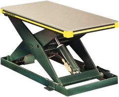 Southworth - 2,000 Lb Capacity Hydraulic Scissor Lift Table - 6-3/4" to 42-3/4" Lift Height, 48" Platform Length x 24" Platform Width - USA Tool & Supply