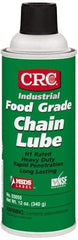 CRC - 16 oz Aerosol High Temperature Chain & Cable Lubricant - White, 8 to 325°F, Food Grade - USA Tool & Supply