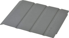 Vidmar - Tool Box Steel Drawer Divider - 3-1/2" Wide x 3-7/8" Deep x 5-1/4" High, Gray, For Vidmar Cabinets - USA Tool & Supply