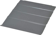 Vidmar - Tool Box Steel Drawer Divider - 4-1/4" Wide x 4-5/8" Deep x 5-1/4" High, Gray, For Vidmar Cabinets - USA Tool & Supply