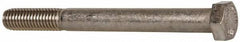 Value Collection - 1/2-13 UNC, 5" Length Under Head Hex Head Cap Screw - Partially Threaded, Grade 316 Stainless Steel, Uncoated, 3/4" Hex - USA Tool & Supply