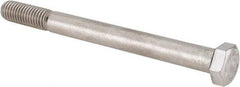 Value Collection - 1/2-13 UNC, 5-1/2" Length Under Head Hex Head Cap Screw - Partially Threaded, Grade 316 Stainless Steel, Uncoated, 3/4" Hex - USA Tool & Supply