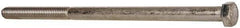Value Collection - 1/2-13 UNC, 9" Length Under Head Hex Head Cap Screw - Partially Threaded, Grade 316 Stainless Steel, Uncoated, 3/4" Hex - USA Tool & Supply