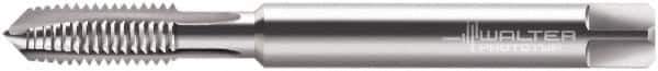 Walter-Prototyp - #8-32 UNC, 3 Flute, Bright Finish, Powdered Metal Spiral Point Tap - Plug Chamfer, Right Hand Thread, 80mm OAL, 15mm Thread Length, 6mm Shank Diam, 3B Class of Fit, Series 222079 - Exact Industrial Supply