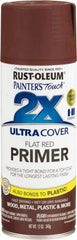 Rust-Oleum - 12 oz Red Aerosol Primer - 10 to 12 Sq Ft Coverage, Interior/Exterior - USA Tool & Supply