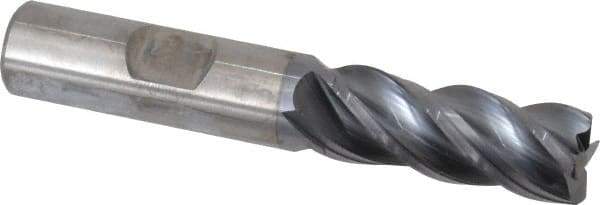 Kennametal - 1/2", 4 Flute, Solid Carbide, 0.03" Corner Radius End Mill - 3" OAL, 1-1/4" LOC - USA Tool & Supply