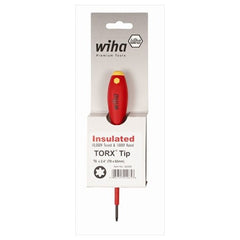 Insulated Hex Metric Screwdriver 6.0 × 100 mm Blade, 218 mm Overall Length In Carded Hanger - USA Tool & Supply