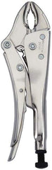 Proto - 10" OAL Curved Jaw Locking Pliers - 25/64" Jaw Width, 1-1/2" Jaw Depth, Steel Handle - USA Tool & Supply