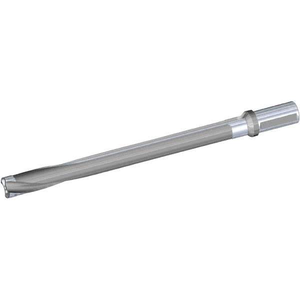 Kennametal - Series KSEM Plus, Head Connection FDS28, 10xD, 1-1/2" Shank Diam, Drill Body - SSF Toolholder, 26.49mm Nose Diam, 440.26mm OAL, 345.01mm Drill Body Length, 288.01mm Flute Length, Weldon Flat Shank, Through Coolant - USA Tool & Supply