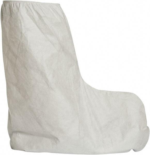 Dupont - Size Universal, Tyvek, Standard Boot Cover - White, Non-Chemical Resistant - USA Tool & Supply