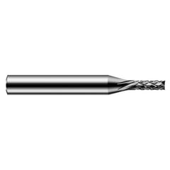 End Mills for Composites - 0.0930″ (3/32″) Cutter Diameter × 0.2790″ Length of Cut Carbide Diamond Cut End Mill, 7 RH Teeth, 9 LH Teeth