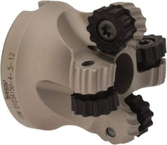 Iscar - 1.03" Cut Diam, 0.236" Max Depth, 1/2" Arbor Hole, 4 Inserts, RC.. 1206 Insert Style, Indexable Copy Face Mill - FRW Cutter Style, 1-1/4 High, Through Coolant, Series MillShred - USA Tool & Supply