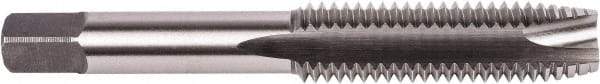 Union Butterfield - M4.5x0.75 Metric Coarse, 2 Flute, Bright Finish, High Speed Steel Spiral Point Tap - Plug Chamfer, Right Hand Thread, 2-3/8" OAL, 7/8" Thread Length, 0.194" Shank Diam, 6H Class of Fit, Series 1785M - Exact Industrial Supply