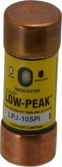 Cooper Bussmann - 300 VDC, 600 VAC, 10 Amp, Time Delay General Purpose Fuse - Fuse Holder Mount, 2-1/4" OAL, 100 at DC, 300 at AC (RMS) kA Rating, 13/16" Diam - USA Tool & Supply