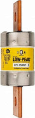 Cooper Bussmann - 300 VDC, 600 VAC, 250 Amp, Time Delay General Purpose Fuse - Bolt-on Mount, 7-1/8" OAL, 100 at DC, 300 at AC (RMS) kA Rating, 2" Diam - USA Tool & Supply