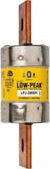 Cooper Bussmann - 300 VDC, 600 VAC, 350 Amp, Time Delay General Purpose Fuse - Bolt-on Mount, 7-1/8" OAL, 100 at DC, 300 at AC (RMS) kA Rating, 2" Diam - USA Tool & Supply