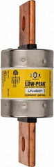 Cooper Bussmann - 300 VDC & 600 VAC, 450 Amp, Time Delay General Purpose Fuse - Bolt-on Mount, 203.2mm OAL, 100 at DC, 300 at AC (RMS) kA Rating, 2-19/32" Diam - USA Tool & Supply