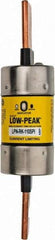 Cooper Bussmann - 250 VAC/VDC, 110 Amp, Time Delay General Purpose Fuse - Bolt-on Mount, 7-1/8" OAL, 100 at DC, 300 at AC (RMS) kA Rating, 1-19/32" Diam - USA Tool & Supply