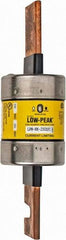 Cooper Bussmann - 250 VAC/VDC, 250 Amp, Time Delay General Purpose Fuse - Bolt-on Mount, 8-5/8" OAL, 100 at DC, 300 at AC (RMS) kA Rating, 2-3/8" Diam - USA Tool & Supply