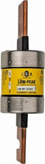 Cooper Bussmann - 250 VAC/VDC, 350 Amp, Time Delay General Purpose Fuse - Bolt-on Mount, 8-5/8" OAL, 100 at DC, 300 at AC (RMS) kA Rating, 2-3/8" Diam - USA Tool & Supply