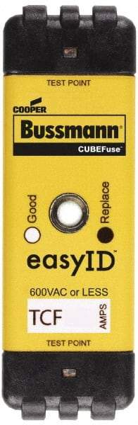 Cooper Bussmann - 300 VDC, 600 VAC, 90 Amp, Time Delay General Purpose Fuse - Plug-in Mount, 76.45mm OAL, 100 at DC, 200 (CSA RMS), 300 (UL RMS) kA Rating - USA Tool & Supply