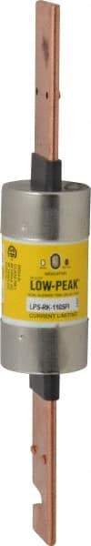 Cooper Bussmann - 300 VDC, 600 VAC, 110 Amp, Time Delay General Purpose Fuse - Bolt-on Mount, 9-5/8" OAL, 100 at DC, 300 at AC (RMS) kA Rating, 1-39/64" Diam - USA Tool & Supply