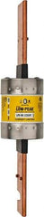 Cooper Bussmann - 300 VDC, 600 VAC, 225 Amp, Time Delay General Purpose Fuse - Bolt-on Mount, 11-5/8" OAL, 100 at DC, 300 at AC (RMS) kA Rating, 2-3/8" Diam - USA Tool & Supply