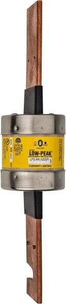 Cooper Bussmann - 300 VDC, 600 VAC, 500 Amp, Time Delay General Purpose Fuse - Bolt-on Mount, 339.7mm OAL, 100 at DC, 300 at AC (RMS) kA Rating, 73.2mm Diam - USA Tool & Supply