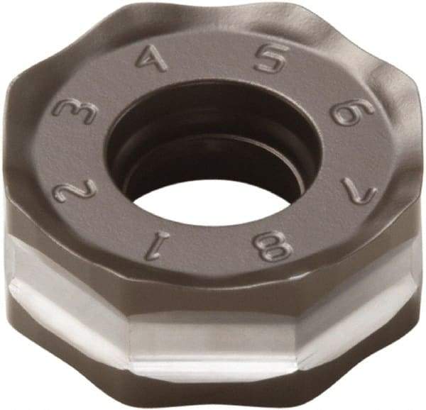 Seco - ONMU050410 M11 Grade T350M Carbide Milling Insert - TiCN/Al2O3 Finish, 0.157" Thick, 0.472" Inscribed Circle - USA Tool & Supply