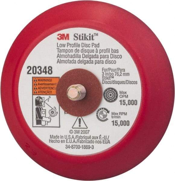 3M - Disc Backing Pad - 15,000 RPM - USA Tool & Supply