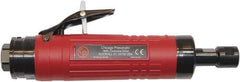 Chicago Pneumatic - 1/4" Collet, Straight Handle, Air Angle Die Grinder - 22,000 RPM, Rear Exhaust, 38.1 CFM, 1.2 hp, 90 psi, 9.5mm Inlet - USA Tool & Supply