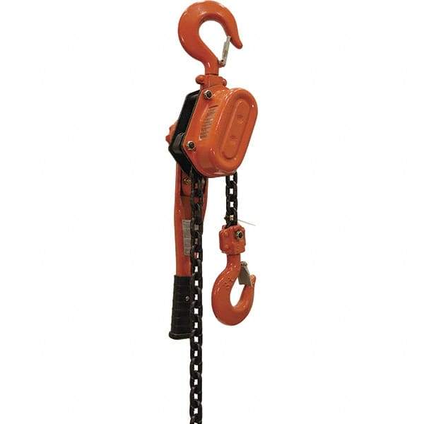 Vestil - 6,000 Lb Lifting Capacity, 5' Lift Height, Lever Hoist - Made from Chain - USA Tool & Supply