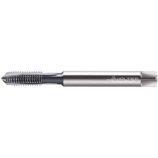 Walter-Prototyp - #8-32 UNC 3B 3 Flute TiCN Finish Powdered Metal Spiral Point Tap - USA Tool & Supply