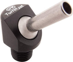 QPM Products - 3/16" Hose Inside Diam, Coolant Hose Nozzle - NPT, for Use with CNC Lathes - USA Tool & Supply