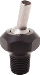 QPM Products - 3/16" Hose Inside Diam, Coolant Hose Nozzle - NPT, for Use with CNC Lathes - USA Tool & Supply