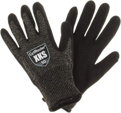 Value Collection - Size XL, ANSI Cut Lvl A5, Puncture Lvl 4, Abrasion Lvl 4, Nitrile Coated Cut & Puncture Resistant Gloves - Palm Coated, Black, Paired - USA Tool & Supply