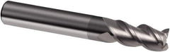 Guhring - 3/8", 1" LOC, 3/8" Shank Diam, 2-1/2" OAL, 3 Flute, Solid Carbide Square End Mill - Single End, Uncoated, Spiral Flute, 39/40/41° Helix, Centercutting, Right Hand Cut, Right Hand Flute, Series 4265 - USA Tool & Supply