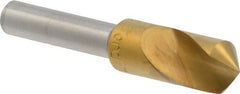 M.A. Ford - 3/8" Head Diam, 1/4" Shank Diam, 1 Flute 100° High Speed Steel Countersink - USA Tool & Supply