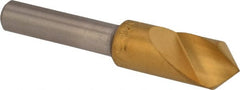 M.A. Ford - 3/8" Head Diam, 1/4" Shank Diam, 1 Flute 90° High Speed Steel Countersink - USA Tool & Supply