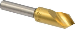 M.A. Ford - 3/8" Head Diam, 1/4" Shank Diam, 1 Flute 82° High Speed Steel Countersink - USA Tool & Supply