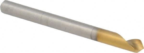 M.A. Ford - 1/8" Head Diam, 1/8" Shank Diam, 1 Flute 90° High Speed Steel Countersink - USA Tool & Supply