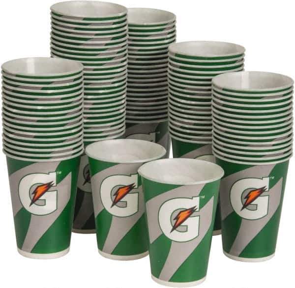 Gatorade - 7 Ounce Flat Bottom Drinking Cup - Paper, 2,000 Pieces - USA Tool & Supply