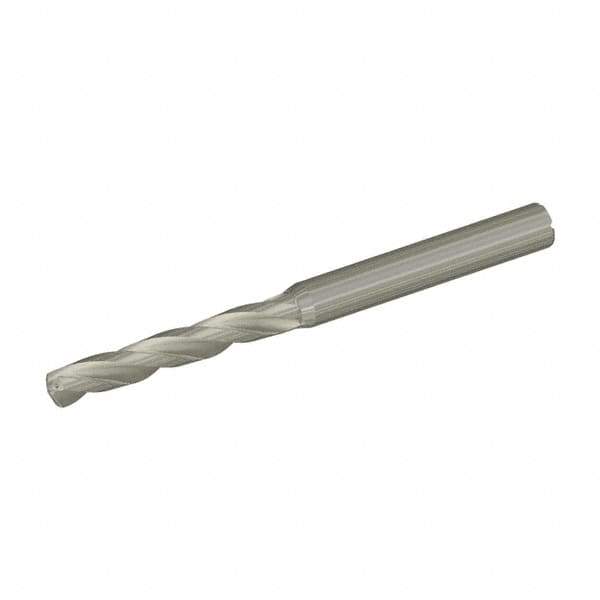 Kennametal - 8.5mm 130° Solid Carbide Jobber Drill - Bright Finish, Right Hand Cut, Spiral Flute, Straight Shank, 122mm OAL, Standard Point - USA Tool & Supply