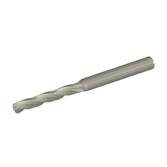 Kennametal - 6.8mm 130° Solid Carbide Jobber Drill - Bright Finish, Right Hand Cut, Spiral Flute, Straight Shank, 105mm OAL, Standard Point - USA Tool & Supply
